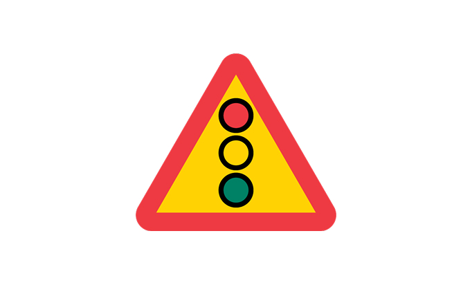 road signs | warning signs | a22 | warning for traffic signals ahead | practice driving licence theory online | körteori