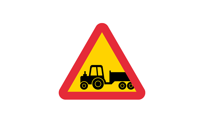 road signs | warning signs | a31 | warning for slow-moving vehicles | practice driving licence theory online | körteori