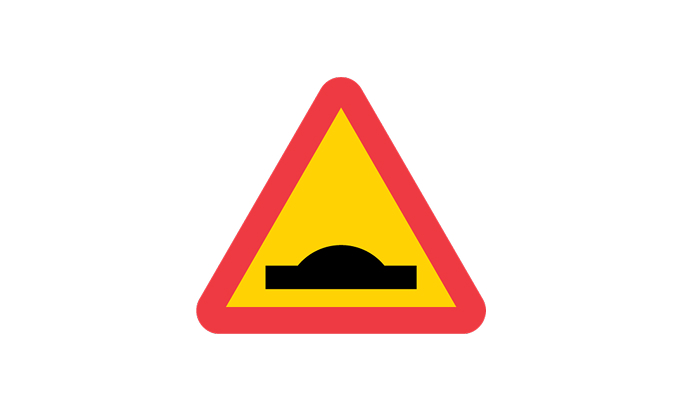 road signs | warning signs | a9 | warning for a speed bump | practice driving licence theory online | körteori