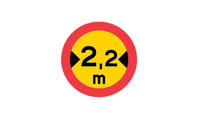 road signs | prohibitory signs | c16 | vehicle width restriction | practice driving licence theory online | körteori