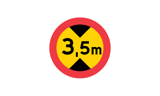 road signs | prohibitory signs | c17 | vehicle height restriction | practice driving licence theory online | körteori