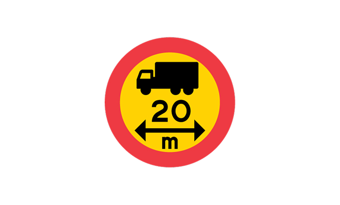 road signs | prohibitory signs | c18 | vehicle length restriction | practice driving licence theory online | körteori