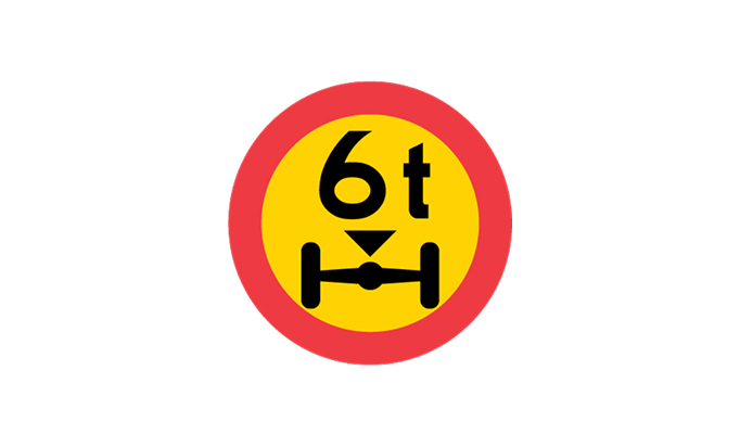 road signs | prohibitory signs | c23 | axle weight restriction | practice driving licence theory online | körteori