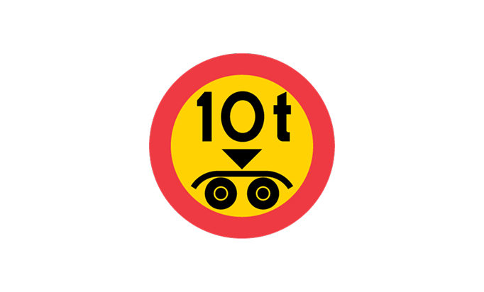 road signs | prohibitory signs | c24 | tandem axle weight restriction | practice driving licence theory online | körteori