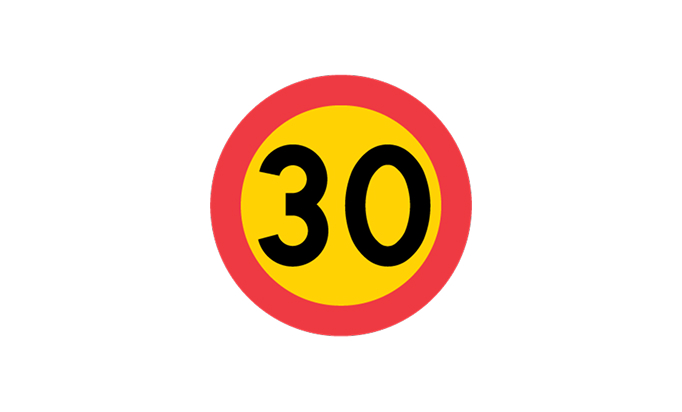 road signs | prohibitory signs | c31 | speed limit | practice driving licence theory online | körteori