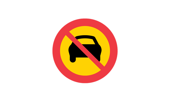 road signs | prohibitory signs | c4 | no motor vehicles with more than two wheels | practice driving licence theory online | körteori