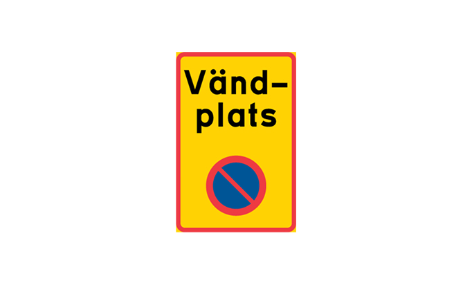 vägmärken | förbudsmärken | c42 | vändplats | öva körkortsteori online | körteori