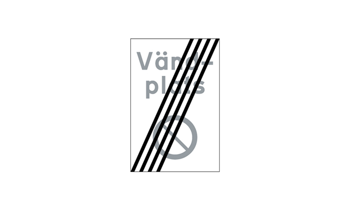road signs | prohibitory signs | c43 | end of turning area | practice driving licence theory online | körteori