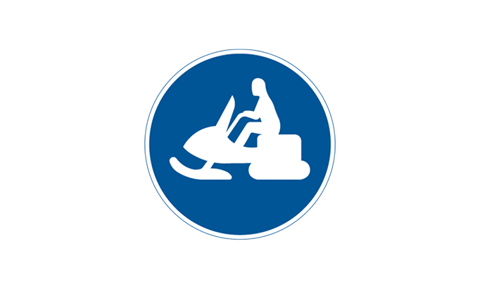 road signs | mandatory signs | d9 | mandatory route for off-road motor vehicles and off-road trailers | practice driving licence theory online | körteori