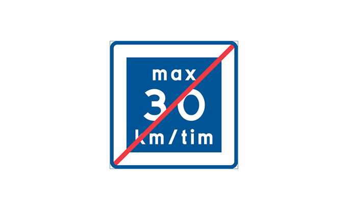 road signs | instruction signs | e12 | end of recommended lower speed | practice driving licence theory online | körteori