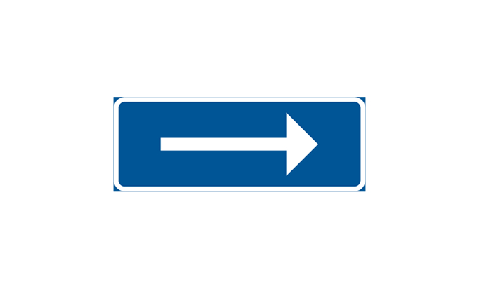 road signs | instruction signs | e16 | one-way traffic | practice driving licence theory online | körteori