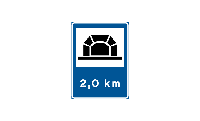 vägmärken | anvisningsmärken | e26 | tunnel | öva körkortsteori online | körteori