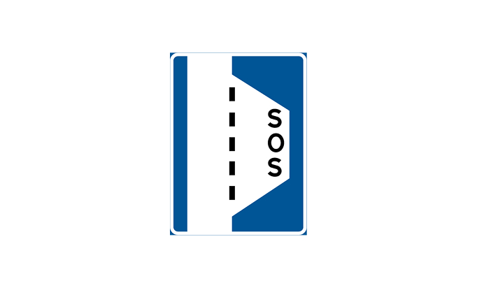 road signs | instruction signs | e27 | emergency stopping place | practice driving licence theory online | körteori