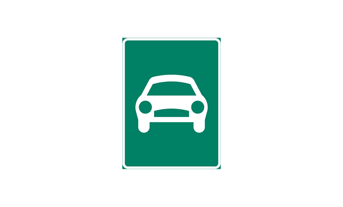vägmärken | anvisningsmärken | e3 | motortrafikled | öva körkortsteori online | körteori