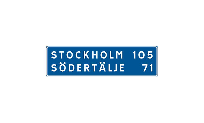 road signs | direction signs | f13 | direction sign with distance | practice driving licence theory online | körteori