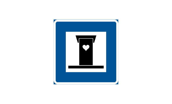 road signs | direction signs | h14 | toilet | practice driving licence theory online | körteori