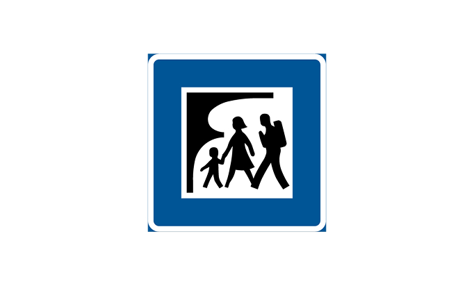 road signs | direction signs | h16 | recreational area | practice driving licence theory online | körteori