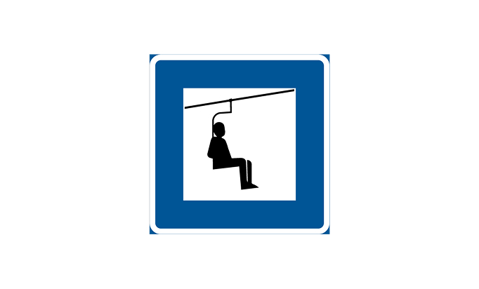 road signs | direction signs | h18 | chairlift | practice driving licence theory online | körteori
