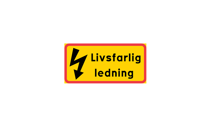 vägmärken | upplysningsmärken | j3 | livsfarlig ledning | öva körkortsteori online | körteori