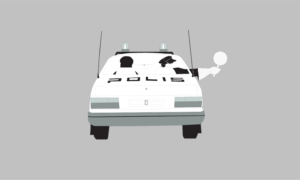 road signs | police signals | p10 | follow and stop behind the police vehicle when it stops | practice driving licence theory online | körteori