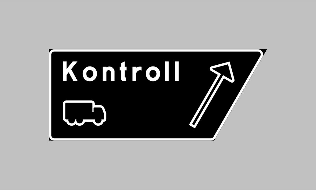 vägmärken | polis tecken | p6 | kontroll | öva körkortsteori online | körteori