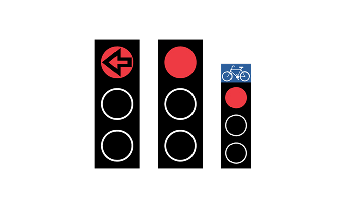road signs | traffic signals | sig1 | red | practice driving licence theory online | körteori